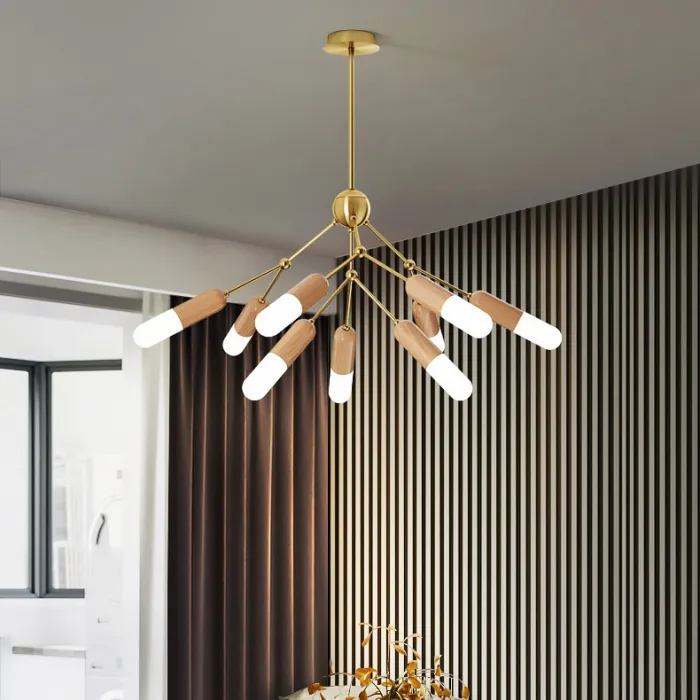 Потолочная люстра KERSTEN CH L9 от ImperiumLoft