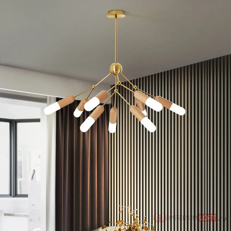 Потолочная люстра KERSTEN CH L5 от ImperiumLoft