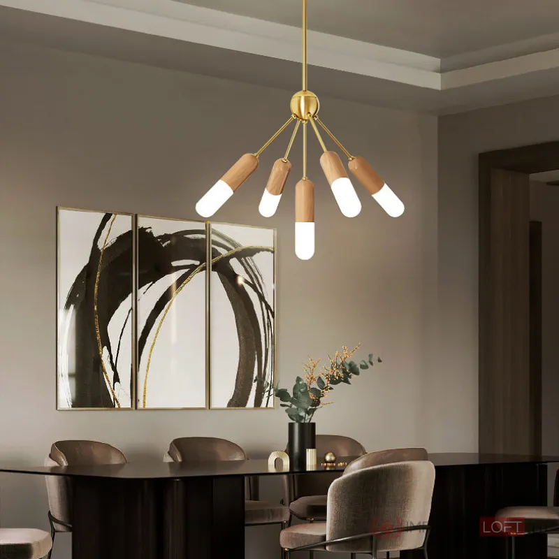 Потолочная люстра KERSTEN CH L5 от ImperiumLoft