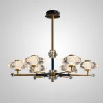 Потолочная люстра NICOL L8 Blue от ImperiumLoft