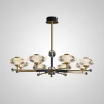 Потолочная люстра NICOL L8 Blue от ImperiumLoft
