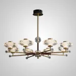 Потолочная люстра NICOL L8 Red от ImperiumLoft