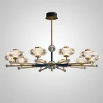 Потолочная люстра NICOL L8 Blue от ImperiumLoft
