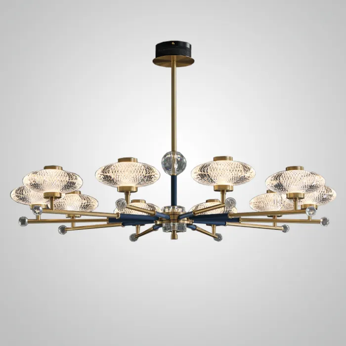 Потолочная люстра NICOL L8 Blue от ImperiumLoft