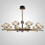 Потолочная люстра NICOL L8 Blue от ImperiumLoft