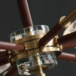 Потолочная люстра NICOL L8 Blue от ImperiumLoft