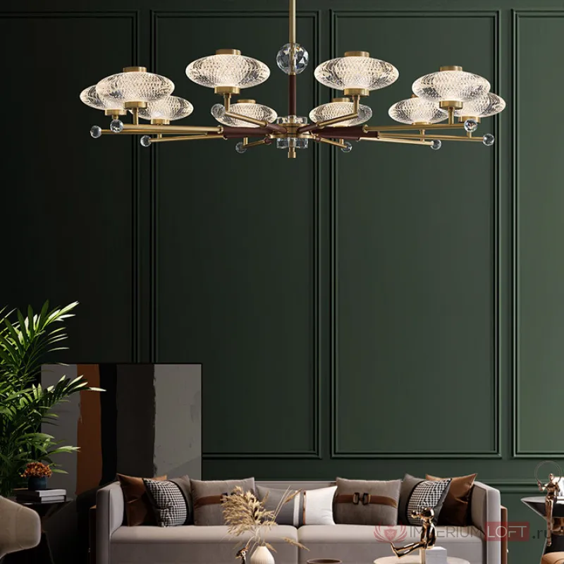 Потолочная люстра NICOL L8 Blue от ImperiumLoft