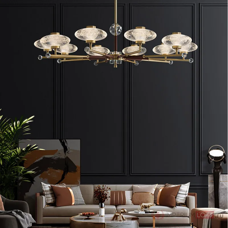 Потолочная люстра NICOL L8 Blue от ImperiumLoft