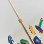 Потолочная люстра AGATE 8 L12 Blue от ImperiumLoft