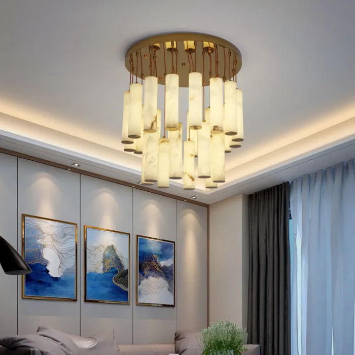 Потолочная люстра MARBLE GOLD от ImperiumLoft