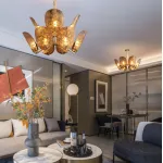 Потолочная люстра RIFFLE L8 от ImperiumLoft
