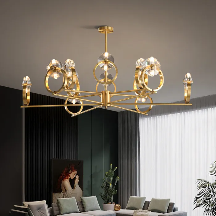 Потолочная люстра ADONICA CH B L16 от ImperiumLoft