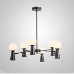 Потолочная люстра ABELINA L20 Black Amber от ImperiumLoft