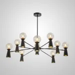 Потолочная люстра ABELINA L20 Black Amber от ImperiumLoft