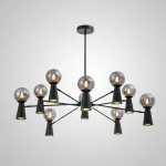 Потолочная люстра ABELINA L20 Black Amber от ImperiumLoft