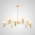Потолочная люстра ABELINA L20 Black Amber от ImperiumLoft
