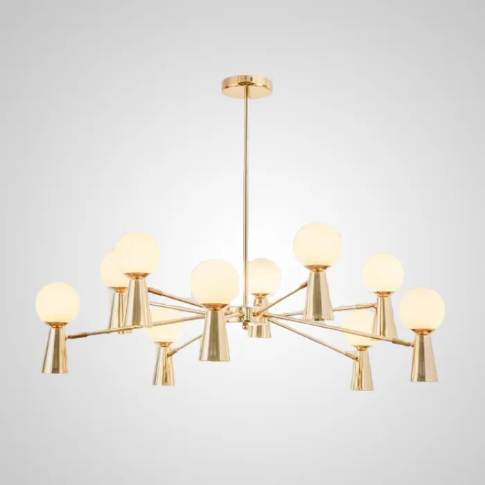 Потолочная люстра ABELINA L20 Black Amber от ImperiumLoft