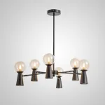 Потолочная люстра ABELINA L20 Black Amber от ImperiumLoft