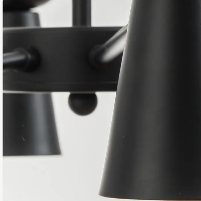 Потолочная люстра ABELINA L20 Black Amber от ImperiumLoft