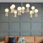 Потолочная люстра ABELINA L20 Black Amber от ImperiumLoft