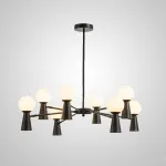 Потолочная люстра ABELINA L20 Black Amber от ImperiumLoft