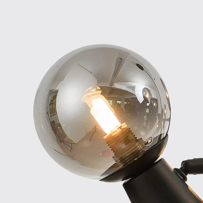 Потолочная люстра ABELINA L20 Black Amber от ImperiumLoft