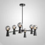 Потолочная люстра ABELINA L20 Black Amber от ImperiumLoft