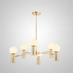 Потолочная люстра ABELINA L20 Black Amber от ImperiumLoft