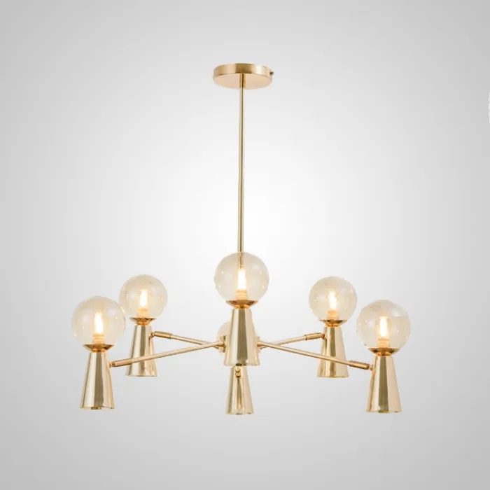 Потолочная люстра ABELINA L12 Gold White от ImperiumLoft