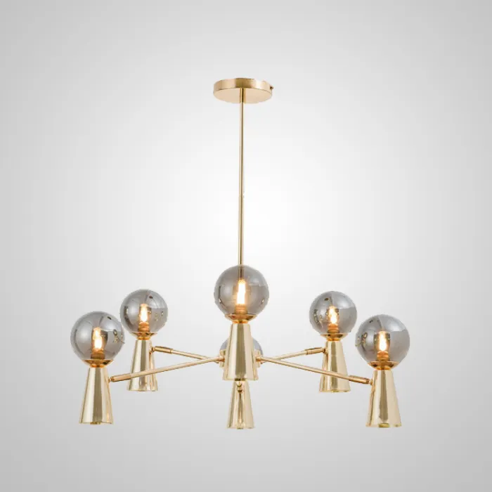 Потолочная люстра ABELINA L12 Gold White от ImperiumLoft