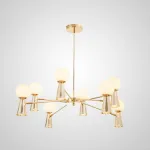 Потолочная люстра ABELINA L20 Black Amber от ImperiumLoft