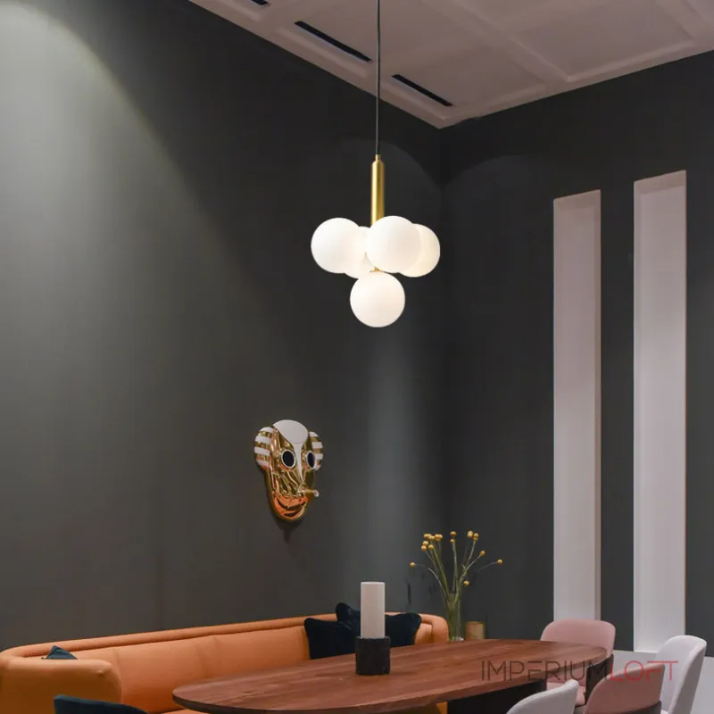 Люстра на штанге WALTON MORE D38 Grey
