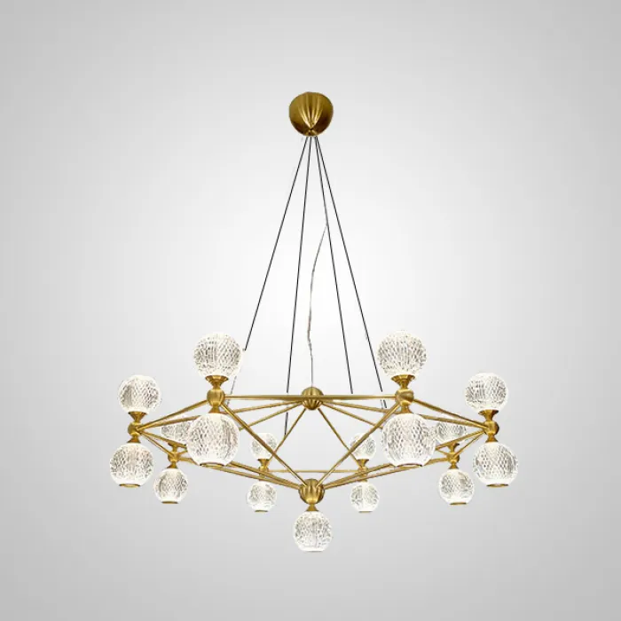 Подвесная люстра TRENTON L13 Gold от ImperiumLoft