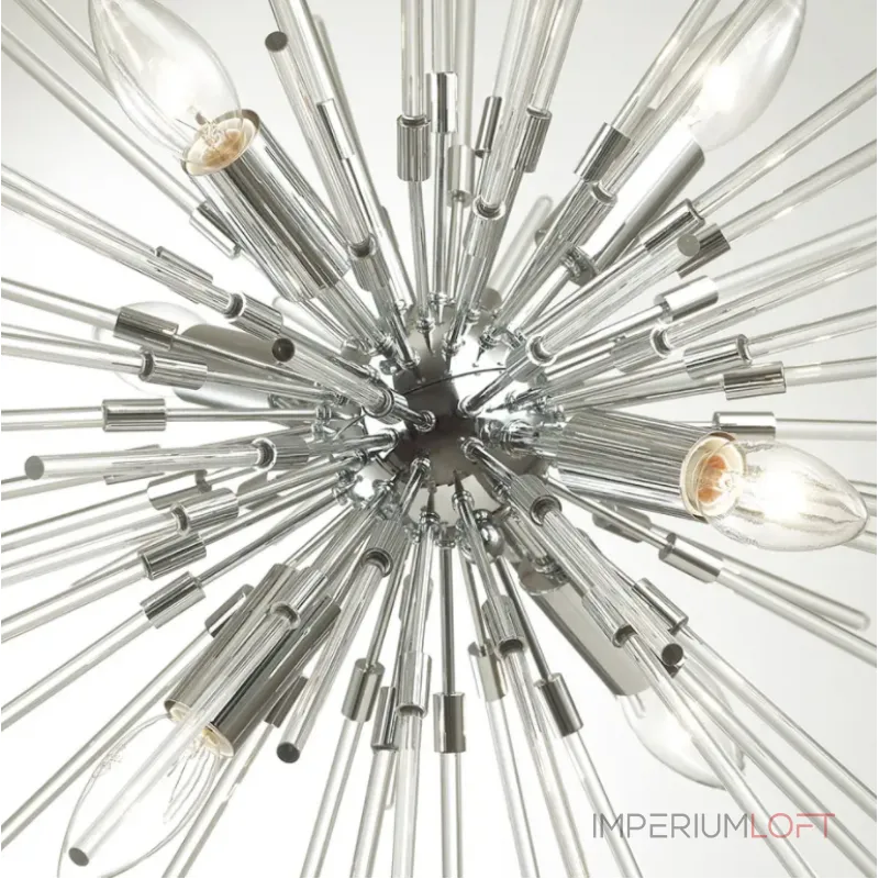 Люстра на штанге HURZARIN D49 Silver