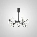 Потолочная люстра HILVI D68 Black от ImperiumLoft