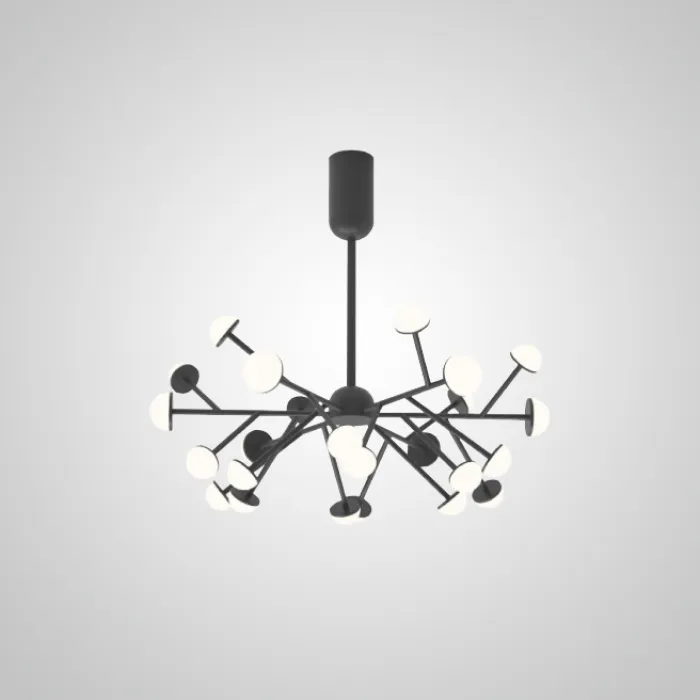 Потолочная люстра HILVI D68 Black от ImperiumLoft