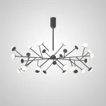Потолочная люстра HILVI D68 Black от ImperiumLoft