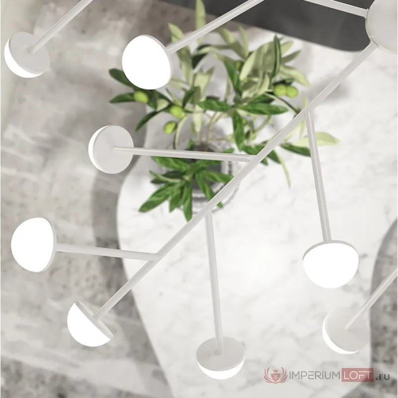 Потолочная люстра HILVI D68 Black от ImperiumLoft