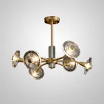 Потолочная люстра JANICA L6 Brass Black от ImperiumLoft