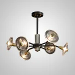 Потолочная люстра JANICA L6 Brass Black от ImperiumLoft