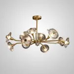 Потолочная люстра JANICA L6 Brass Black от ImperiumLoft