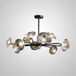 Потолочная люстра JANICA L6 Brass Black от ImperiumLoft