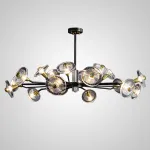 Потолочная люстра JANICA L6 Brass Black от ImperiumLoft