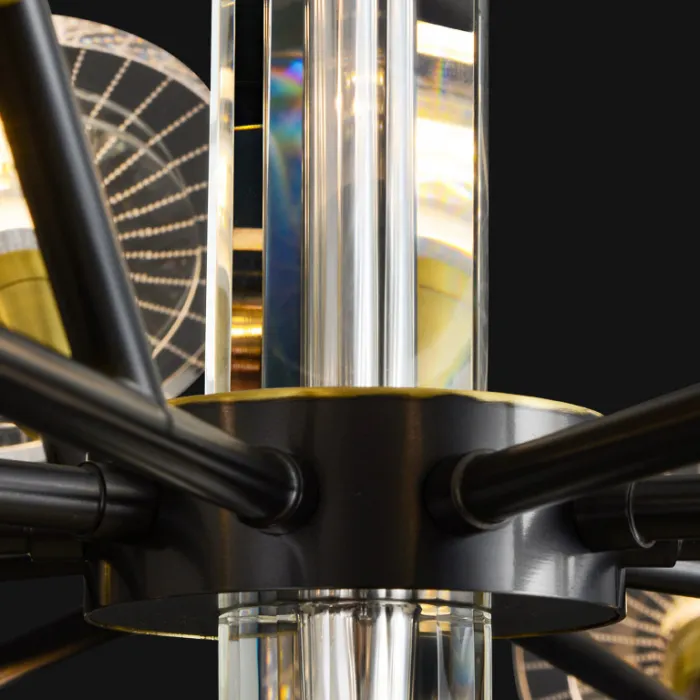 Потолочная люстра JANICA L6 Brass Black от ImperiumLoft