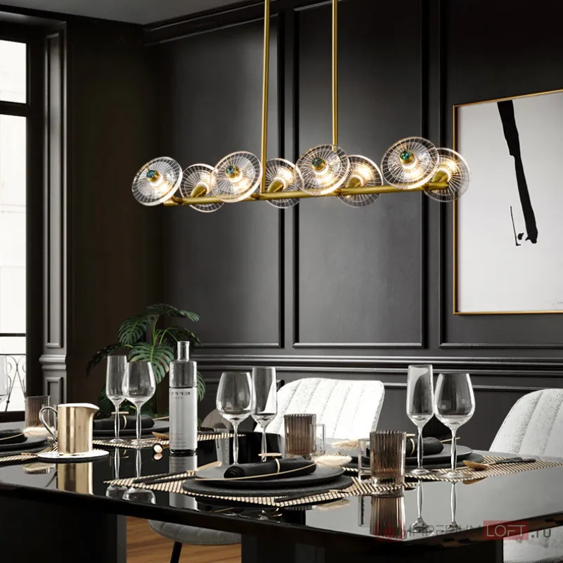 Потолочная люстра JANICA L6 Brass от ImperiumLoft