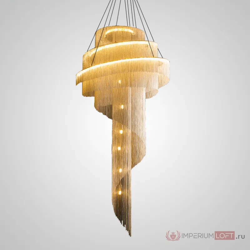 Подвесная люстра CONCORDIA GOLD D100 Chrome от ImperiumLoft