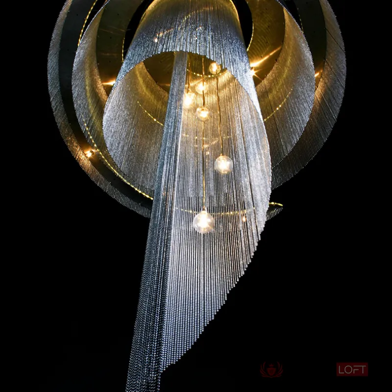 Подвесная люстра CONCORDIA GOLD D100 Chrome от ImperiumLoft