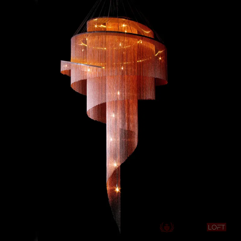 Подвесная люстра CONCORDIA GOLD D100 Chrome от ImperiumLoft