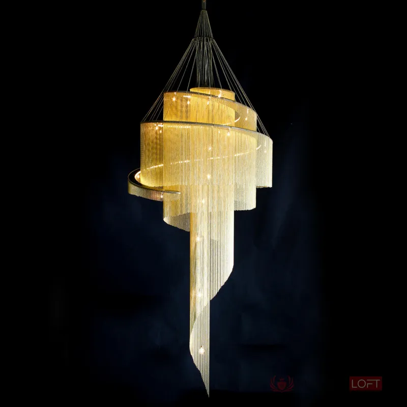 Подвесная люстра CONCORDIA GOLD D100 Chrome от ImperiumLoft