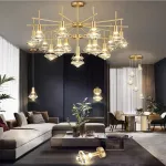 Потолочная люстра GLASGOW CH L9 от ImperiumLoft